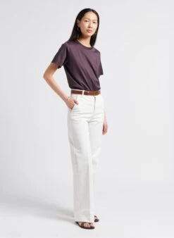 Soeur BASIC - Tee Shirt à Col Rond En Coton | Gris -Femmes Vêtements 4039075 1