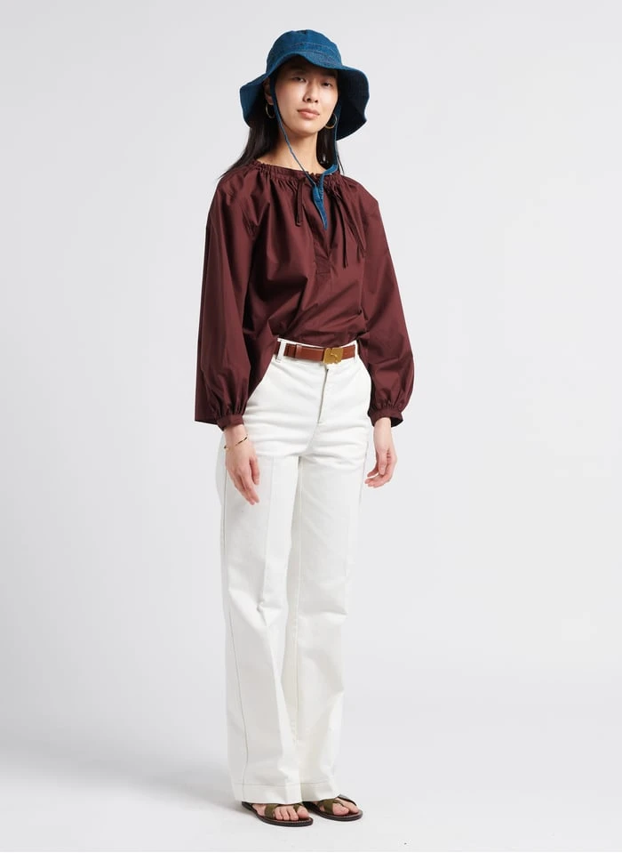 Soeur CALIFORNIA - Jean Bootcut En Coton | Blanc 21 Soeur CALIFORNIA - Jean Bootcut En Coton | Blanc – Image 19