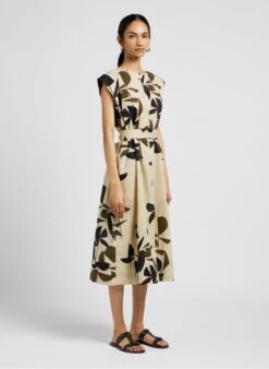 Soeur ULTIME - Robe Midi En Coton Imprimé | Multicolore -Femmes Vêtements 4043907