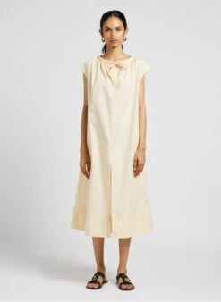 Soeur TAMARIS - Robe Midi En Popeline De Coton | Beige