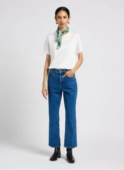 Soeur BASIC - Tee Shirt à Col Rond En Coton | Blanc -Femmes Vêtements 4043974 1