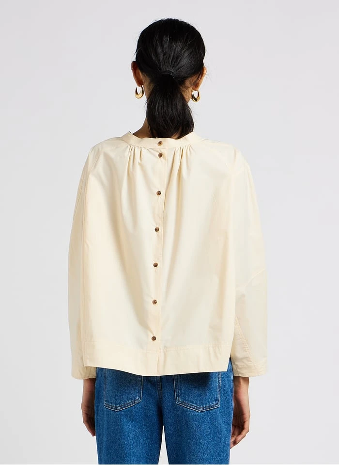 Soeur SCARLETT - Top En Popeline De Coton | Beige 4 Soeur SCARLETT - Top En Popeline De Coton | Beige – Image 2