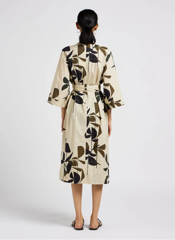 Soeur URUGUAY - Robe Longue En Popeline De Coton Imprimé | Multicolore 6 Soeur URUGUAY - Robe Longue En Popeline De Coton Imprimé | Multicolore – Image 4