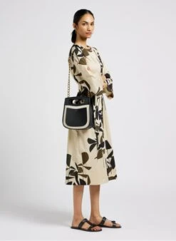 Soeur CHERI - Sac Bandoulière Bi Matière | Beige -Femmes Vêtements 4044233