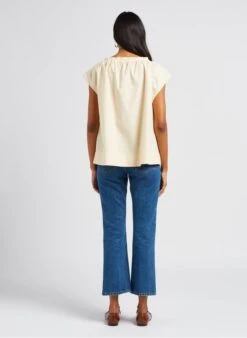 Soeur TANGER - Top En Popeline De Coton | Beige -Femmes Vêtements 4047360