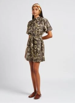 Soeur MAUD - Robe Courte Col Classique Imprimée En Soie | Multicolore 10 Soeur MAUD - Robe Courte Col Classique Imprimée En Soie | Multicolore -Femmes Vêtements 4047378