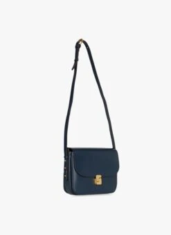 Soeur BELLISSIMA MAXI - Sac Bandoulière En Cuir Glacé | Bleu -Femmes Vêtements 4047839