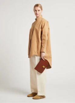 Soeur PALOMA - Pochette En Cuir Glacé | Marron -Femmes Vêtements 4065660