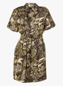 Soeur MAUD - Robe Courte Col Classique Imprimée En Soie | Multicolore 9 Soeur MAUD - Robe Courte Col Classique Imprimée En Soie | Multicolore -Femmes Vêtements 4073907