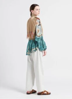 Soeur TULSA - Sandales Plates En Cuir Velours | Blanc -Femmes Vêtements 4085339