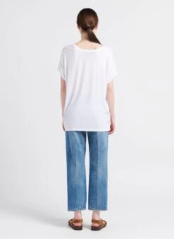 Soeur TULSA - Sandales Plates En Cuir Velours | Blanc -Femmes Vêtements 4085347