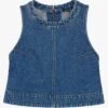 Soeur PAMPA - Top Court En Denim | Jean Délavé -Femmes Vêtements 4092090