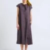 Soeur TAMARIS - Robe Midi En Popeline De Coton | Gris -Femmes Vêtements 4092370
