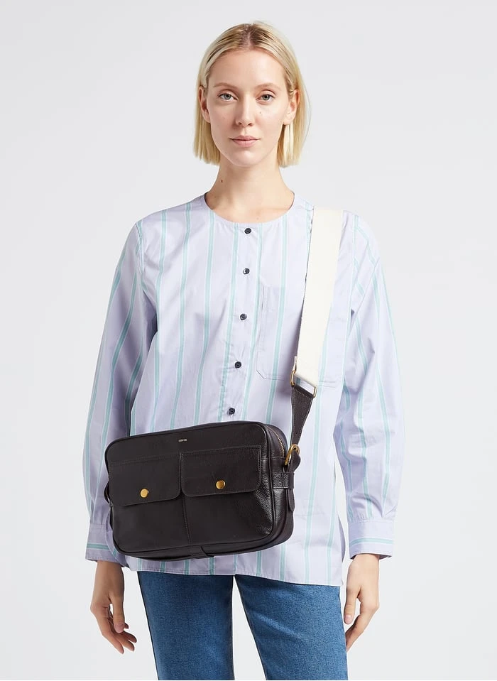 Soeur THYLANE - Sac Bandoulière En Cuir Grainé | Marron 4 Soeur THYLANE - Sac Bandoulière En Cuir Grainé | Marron – Image 2