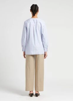 Soeur THALIE - Chemise En Popeline De Coton Rayée | Rayé -Femmes Vêtements 4098712