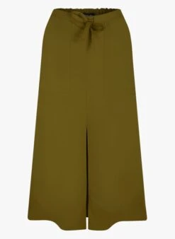 Soeur TERESA - Jupe Longue En Popeline De Coton | Vert -Femmes Vêtements 4121893