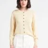 Soeur TITA - Cardigan Col Rond En Coton | Beige -Femmes Vêtements 4128466