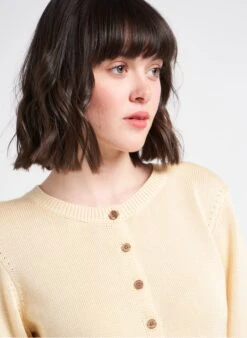 Soeur TITA - Cardigan Col Rond En Coton | Beige -Femmes Vêtements 4128467