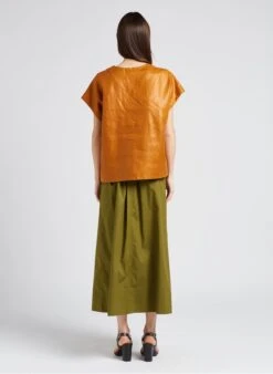 Soeur UZES - Top Ample Col V En Lin | Marron -Femmes Vêtements 4151908