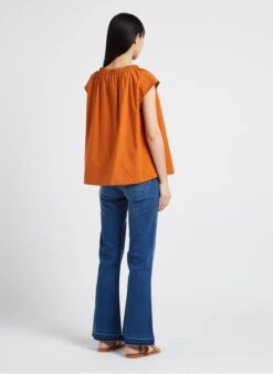 Soeur TANGER - Top En Popeline De Coton | Orange 15 Soeur TANGER - Top En Popeline De Coton | Orange -Femmes Vêtements 4156375