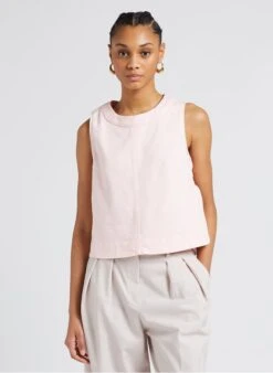 Soeur PAMPA - Top Col Rond En Coton | Rose