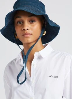 Soeur TONY - Chapeau Bob En Coton Et Lin | Bleu