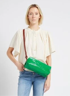 LE NEW SOHNA - Sac Bandoulière En Cuir | Vert -Femmes Vêtements 4170354