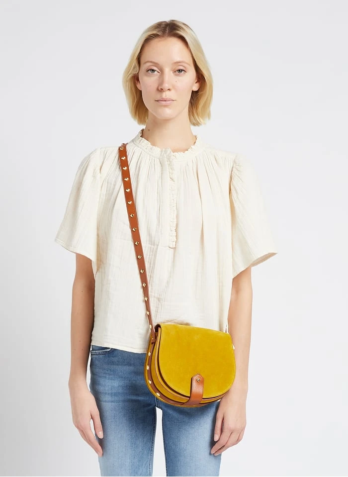 LE MAMOUR - Sac Bandoulière En Cuir Bi-matière | Multicolore 4 LE MAMOUR - Sac Bandoulière En Cuir Bi-matière | Multicolore – Image 2