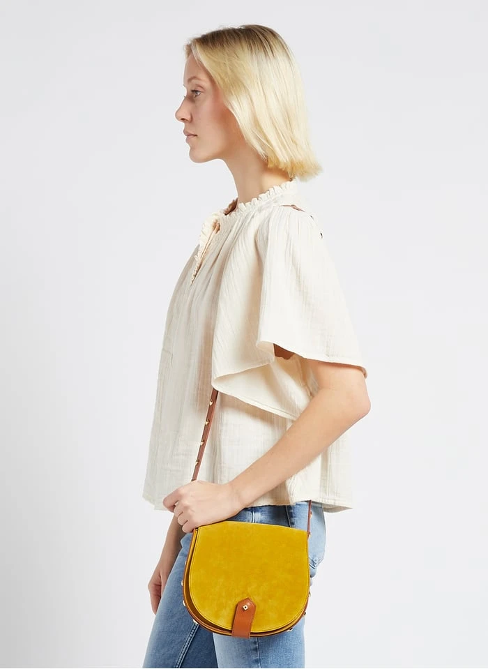 LE MAMOUR - Sac Bandoulière En Cuir Bi-matière | Multicolore 5 LE MAMOUR - Sac Bandoulière En Cuir Bi-matière | Multicolore – Image 3