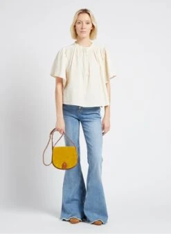 LE MAMOUR - Sac Bandoulière En Cuir Bi-matière | Multicolore 9 LE MAMOUR - Sac Bandoulière En Cuir Bi-matière | Multicolore -Femmes Vêtements 4170359