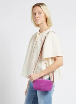 LE MINI SOHNA - Sac Bandoulière En Cuir | Violet -Femmes Vêtements 4170364