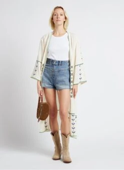 LA NEW LILI - Sac Banane En Cuir Velours | Marron -Femmes Vêtements 4170465