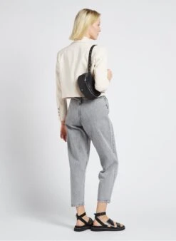 LA LILI ROCK - Sac Banane En Cuir | Noir -Femmes Vêtements 4170623