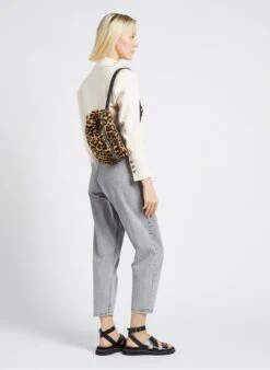 LA GRANDE LILI - Sac Banane Imprimé Léopard | Noir -Femmes Vêtements 4170654