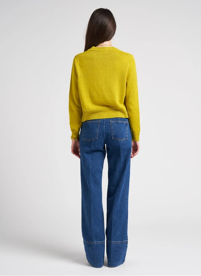 Soeur UNDER - Cardigan En Maille | Jaune 7 Soeur UNDER - Cardigan En Maille | Jaune – Image 5