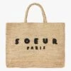 Soeur PAPAYE - Sac Cabas En Paille | Noir -Femmes Vêtements 4188869