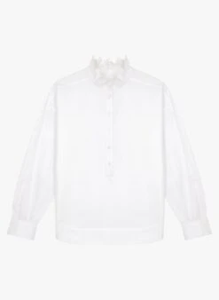 Soeur LOUISE - Top Col Montant En Coton | Blanc -Femmes Vêtements 4210358