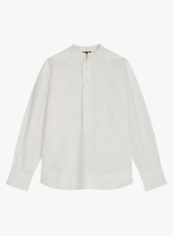 Soeur POEME - Blouse Col Montant En Coton | Blanc -Femmes Vêtements 4210359