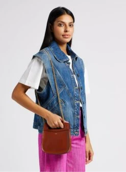 Soeur CHERI - Sac Bandoulière En Cuir | Marron -Femmes Vêtements 4220834