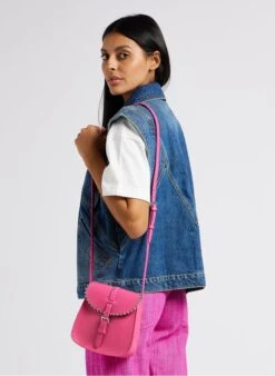 LE SAB ROCK - Mini Besace à Boucle En Cuir | Rose -Femmes Vêtements 4220859