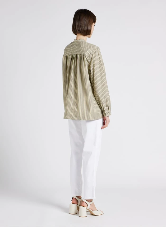Soeur UMILE - Chemise En Popeline De Coton Rayée | Rayé 7 Soeur UMILE - Chemise En Popeline De Coton Rayée | Rayé – Image 5