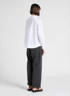 Soeur THABOR - Pantalon Large En Coton Lavé | Gris -Femmes Vêtements 4244840 1