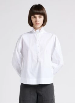 Soeur LOUISE - Top Col Montant En Coton | Blanc -Femmes Vêtements 4244844