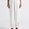 Soeur TRIOMPHE - Pantalon En Lin Flammé Lavé | Blanc -Femmes Vêtements 4267160