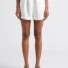 Soeur UTTAM - Short Large En Lin | Blanc